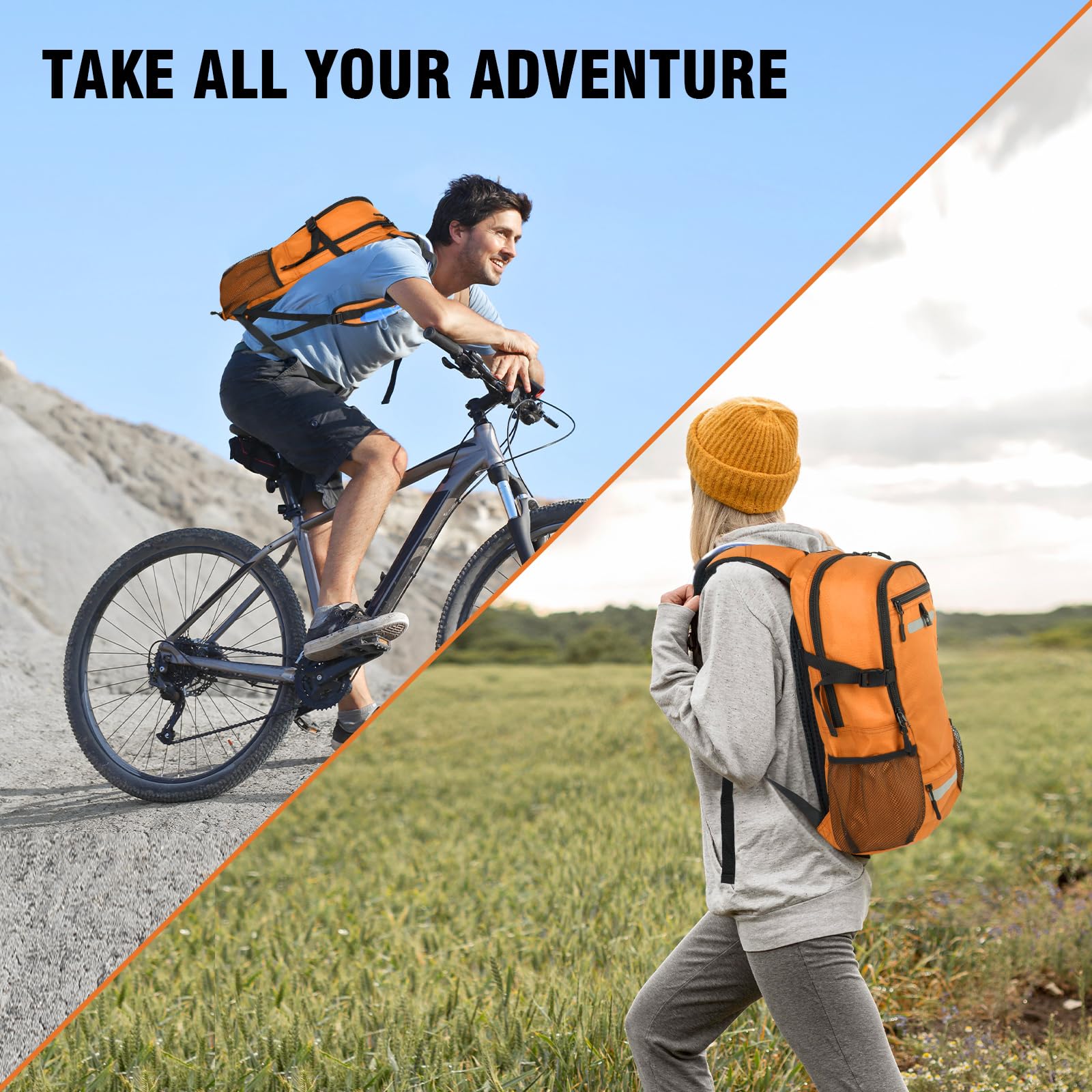Zavothy side mesh pockets keep essentials within reach during hikes