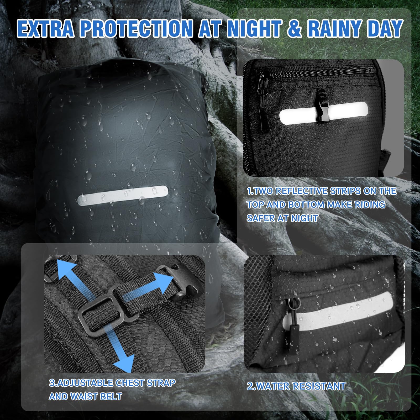 Zavothy helmet holder keeps helmet secure off-bike or on-trail.