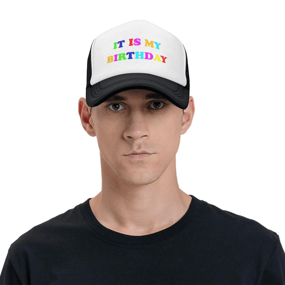 ZBDSKLEX Happy Birthday Trucker Hat gift-ready for birthdays and celebrations.