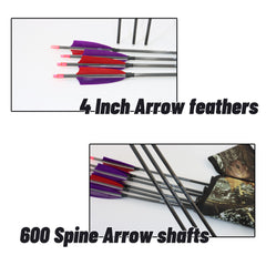 ZE ZHAN-E ARCHERY 100 grain screw-in tips ready for customization.