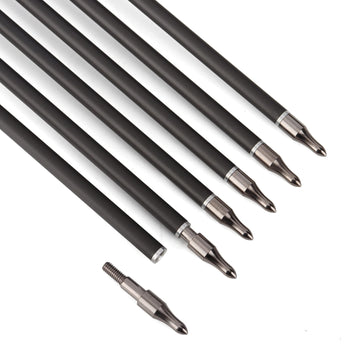 ZE ZHAN-E ARCHERY 6.2mm aluminum inserts ensure secure tip-to-shaft connections