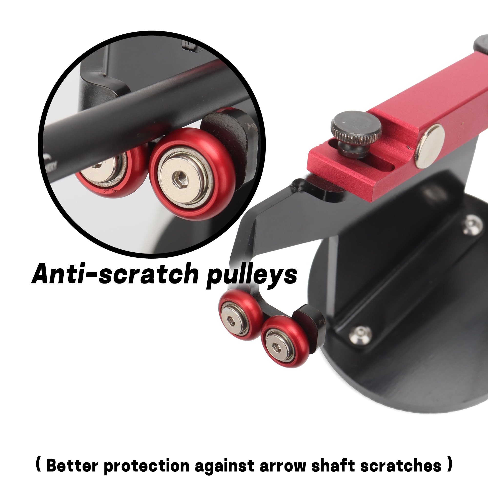 ZE ZHAN-E ARCHERY compatibility with shafts up to 0.346 inches outer diameter.