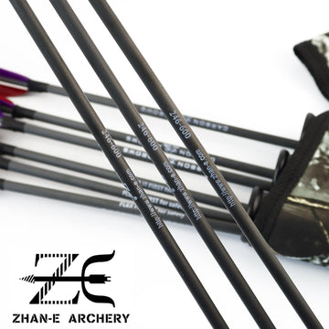 ZE ZHAN-E ARCHERY arrows in flight demonstrating speed and accuracy.