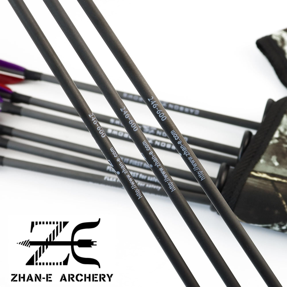 ZE ZHAN-E ARCHERY arrows in flight demonstrating speed and accuracy.