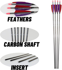 ZE ZHAN-E ARCHERY plastic red nocks for durable mounting and easy alignment.