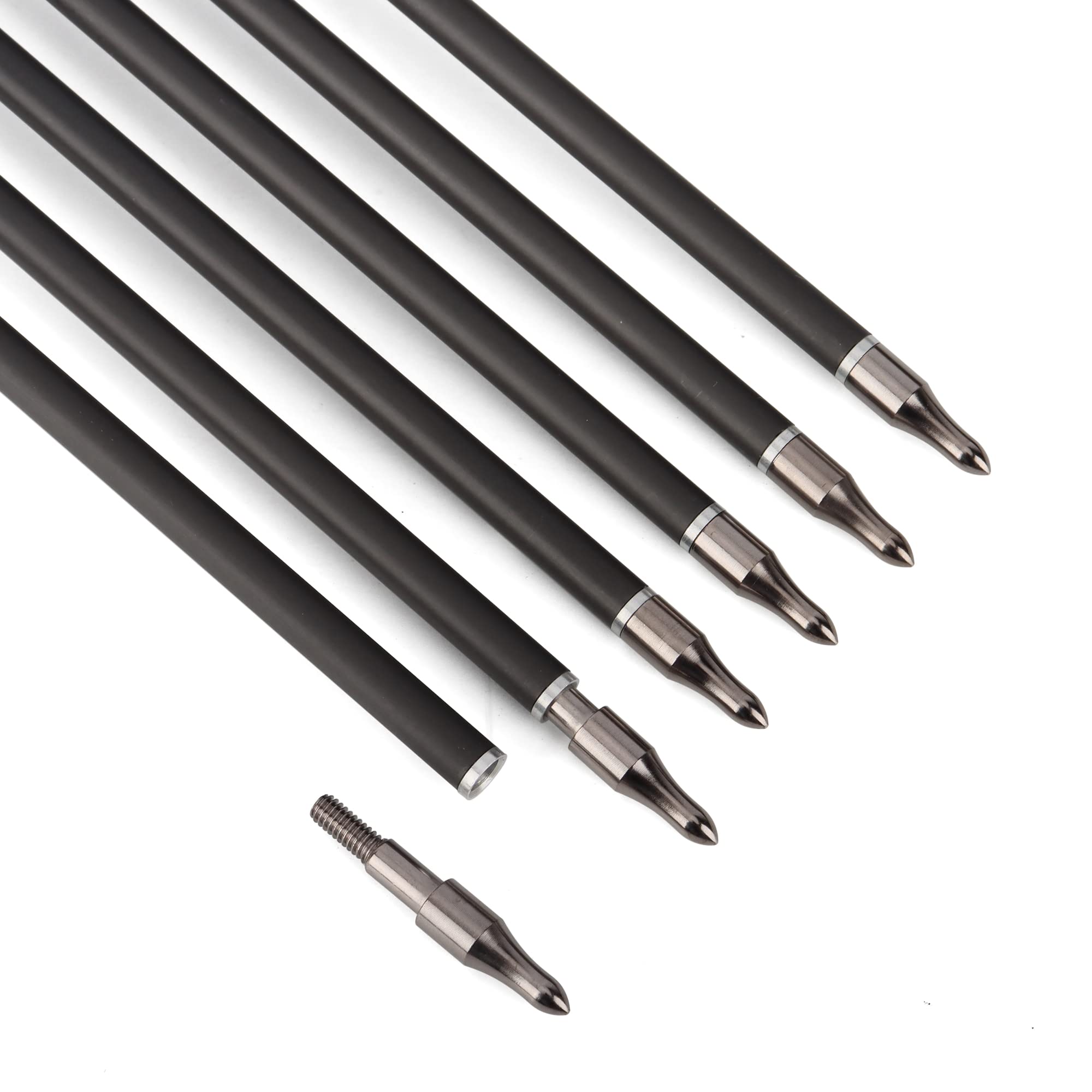 ZE ZHAN-E ARCHERY removable field point 100gr enables quick tip swaps.