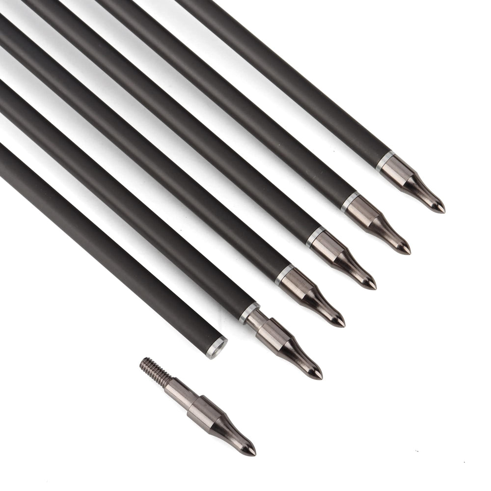 ZE ZHAN-E ARCHERY removable field point 100gr enables quick tip swaps.