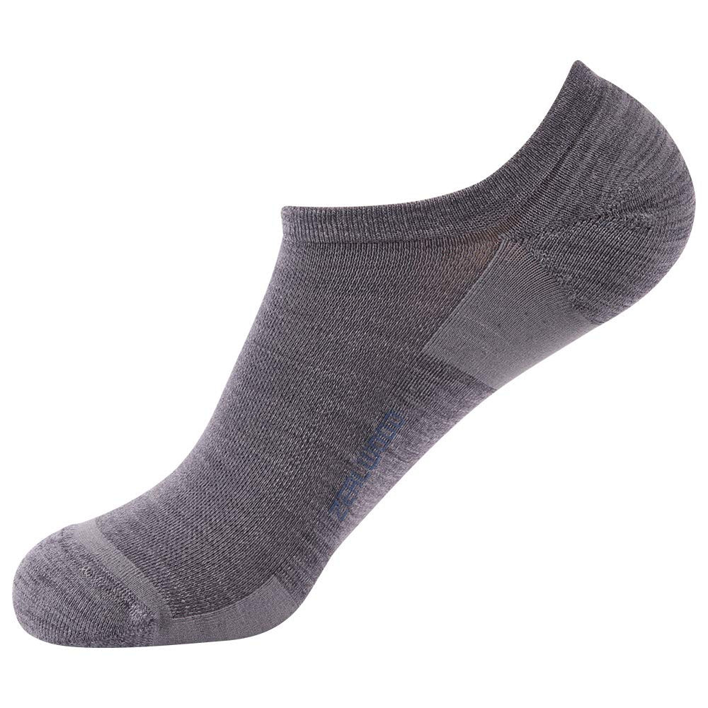 ZEALWOOD Merino Wool No Show Socks are great for travel and city walks.
