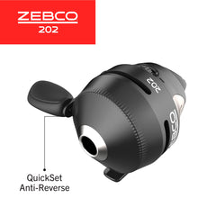 Zebco 202 all-metal gears deliver smooth retrieves for daily fishing.