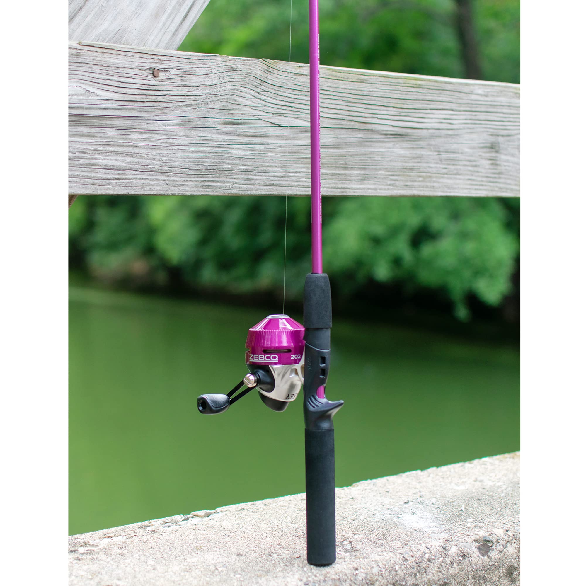 27-piece tackle kit included with Zebco 202 spincast