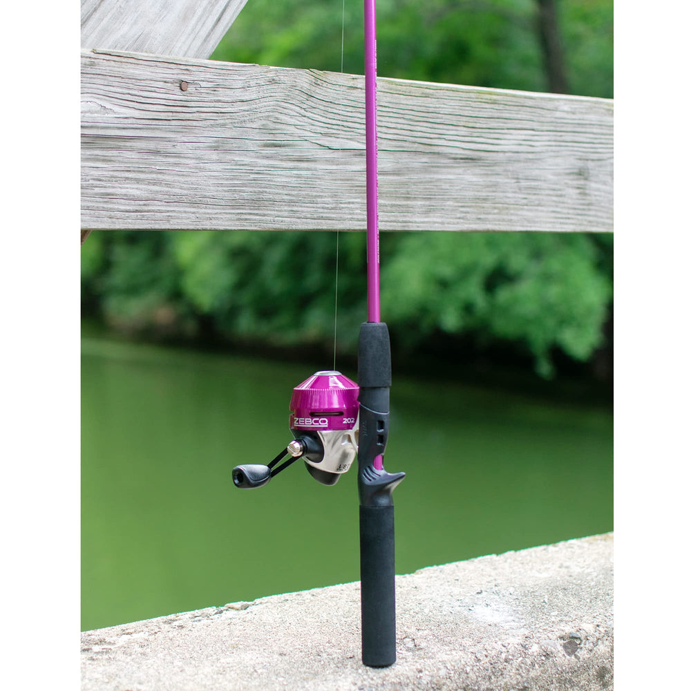 27-piece tackle kit included with Zebco 202 spincast