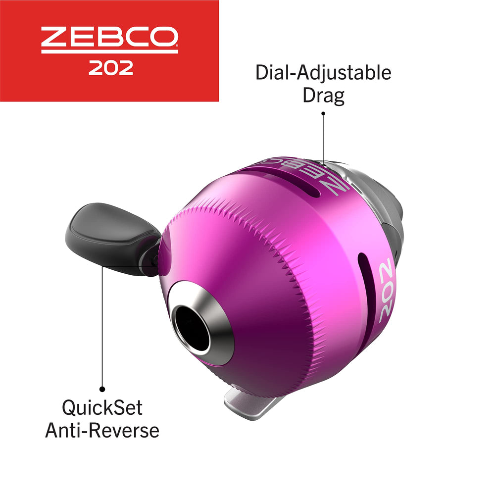 Dial-adjustable drag on Zebco 202 spincast
