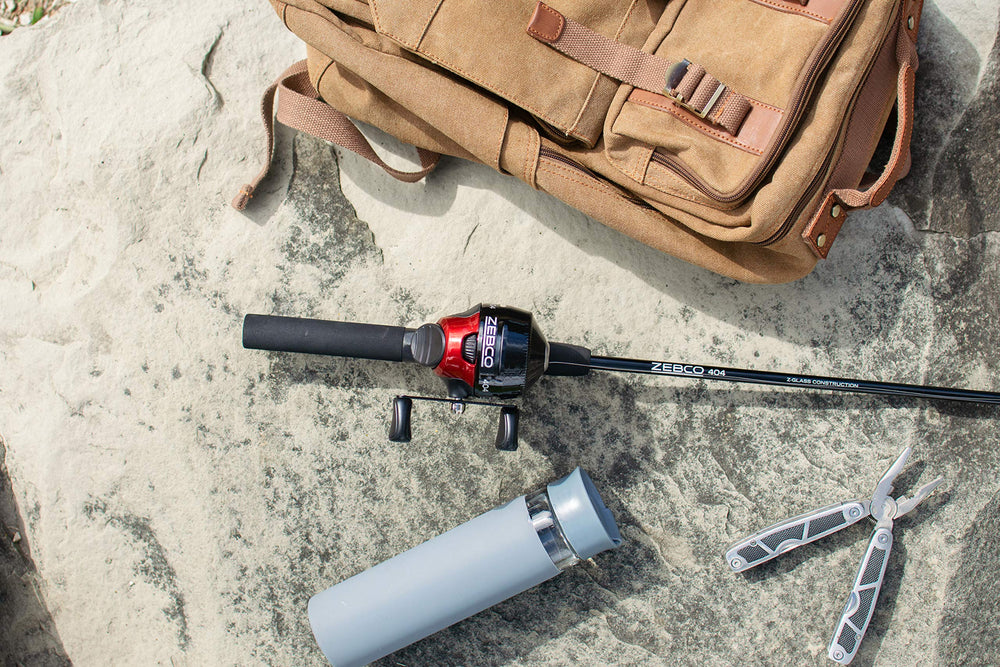 Zebco 404 2-piece rod compact for travel and storage