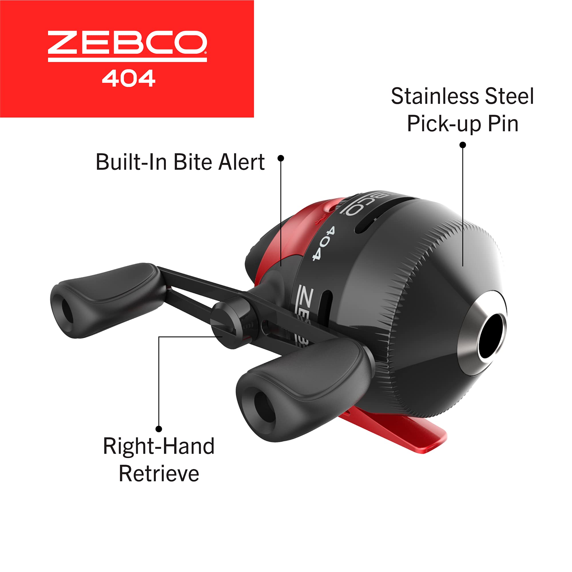 Zebco 404 dial drag lets you tailor resistance for confident hooks