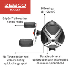 Durable all-metal construction with forged aluminum front cover