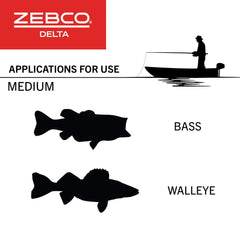 Zebco Delta 3SZ SC Reel 10 internal gear focuses on smooth retrieve and long-lasting durability.