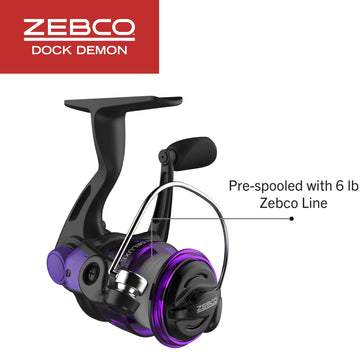 Zebco Dock Demon front drag adjustment for customizable stopping power