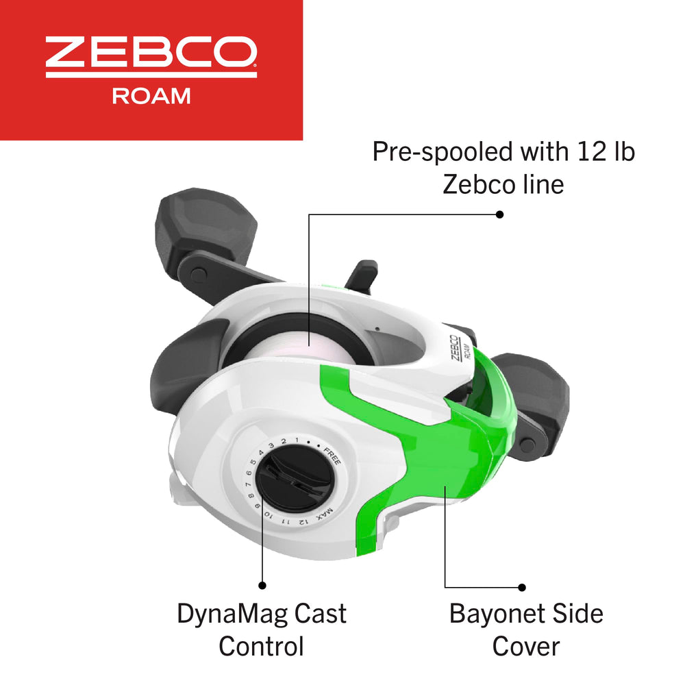 Durable Zebco fiberglass rod blank with MaxTac grip