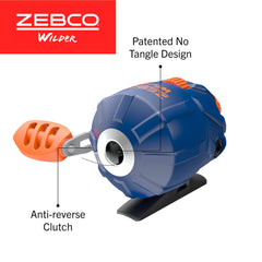 Zebco Kids Wilder 4-foot-3-inch rod balances small hands