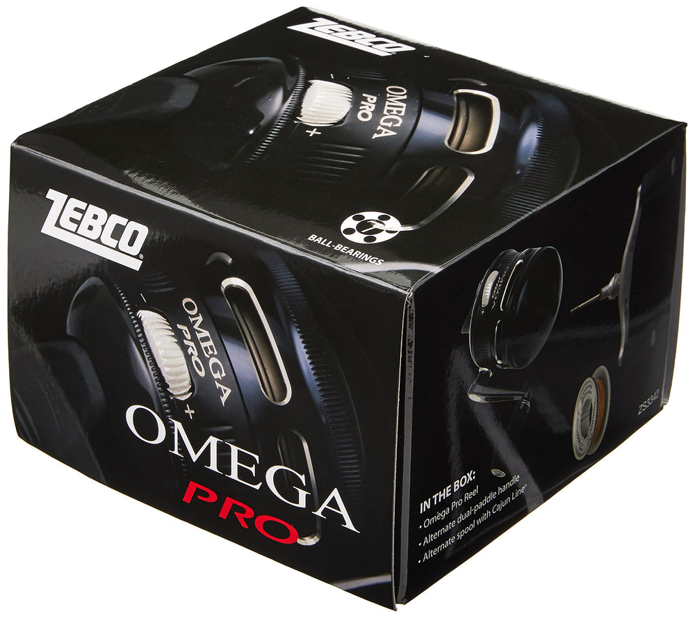 All-metal gears exposed on Zebco Omega Pro spincast reel