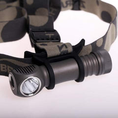 Zebralight H600c Mk IV headlamp shows 17° hotspot for precise hands-free tasks