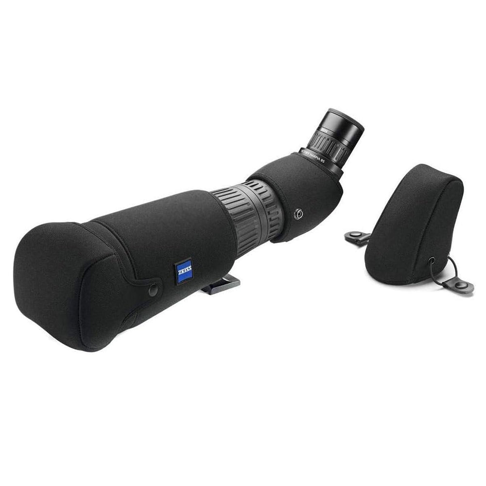 ZEISS Victory Harpia Ever-Ready case protects the spotting scope from rain and dust.