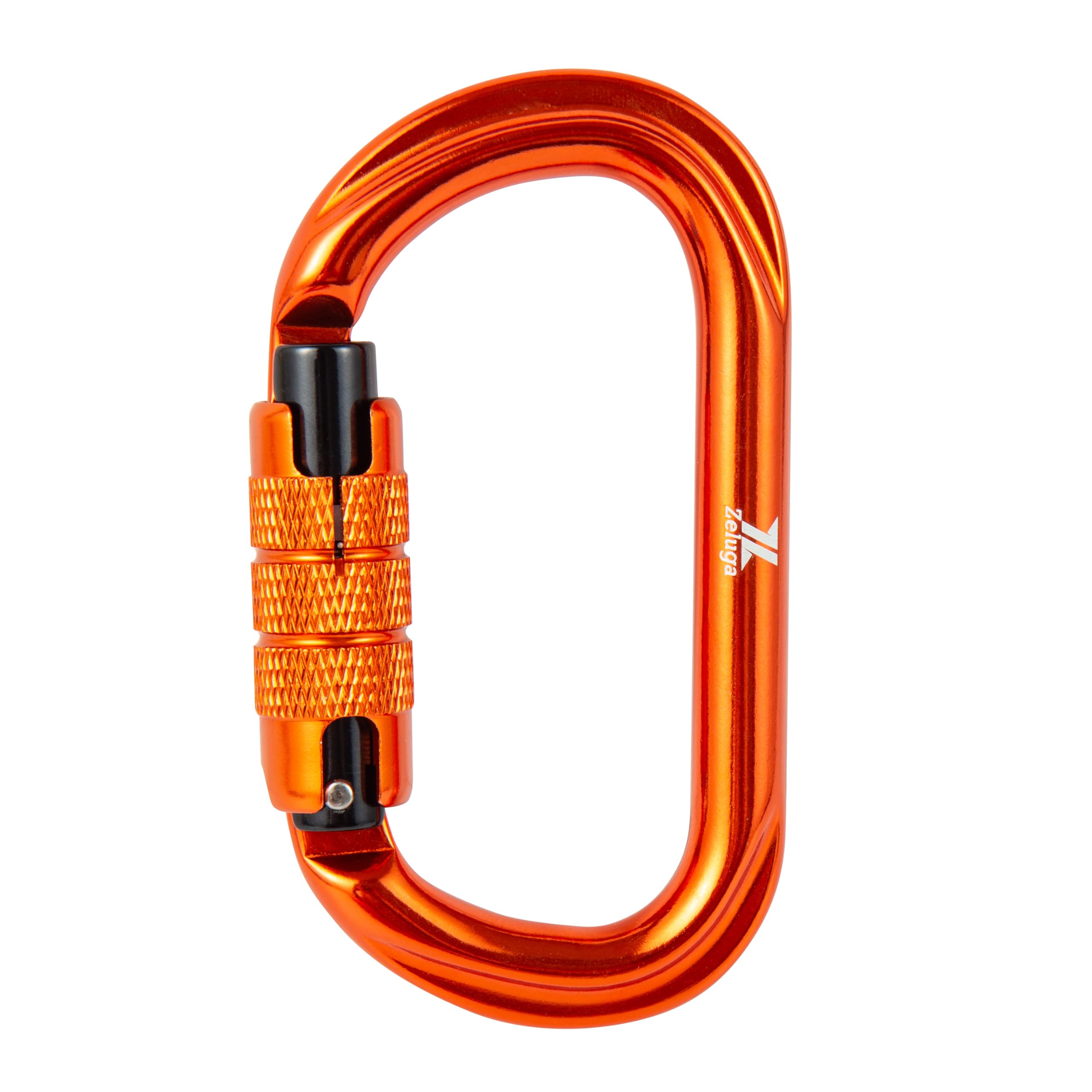 Zeluga twist-lock mechanism enables one-handed opening and locking.