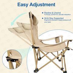 ZEMIRO CHARGE reclining chair showing detachable footrest for customizable lounging.