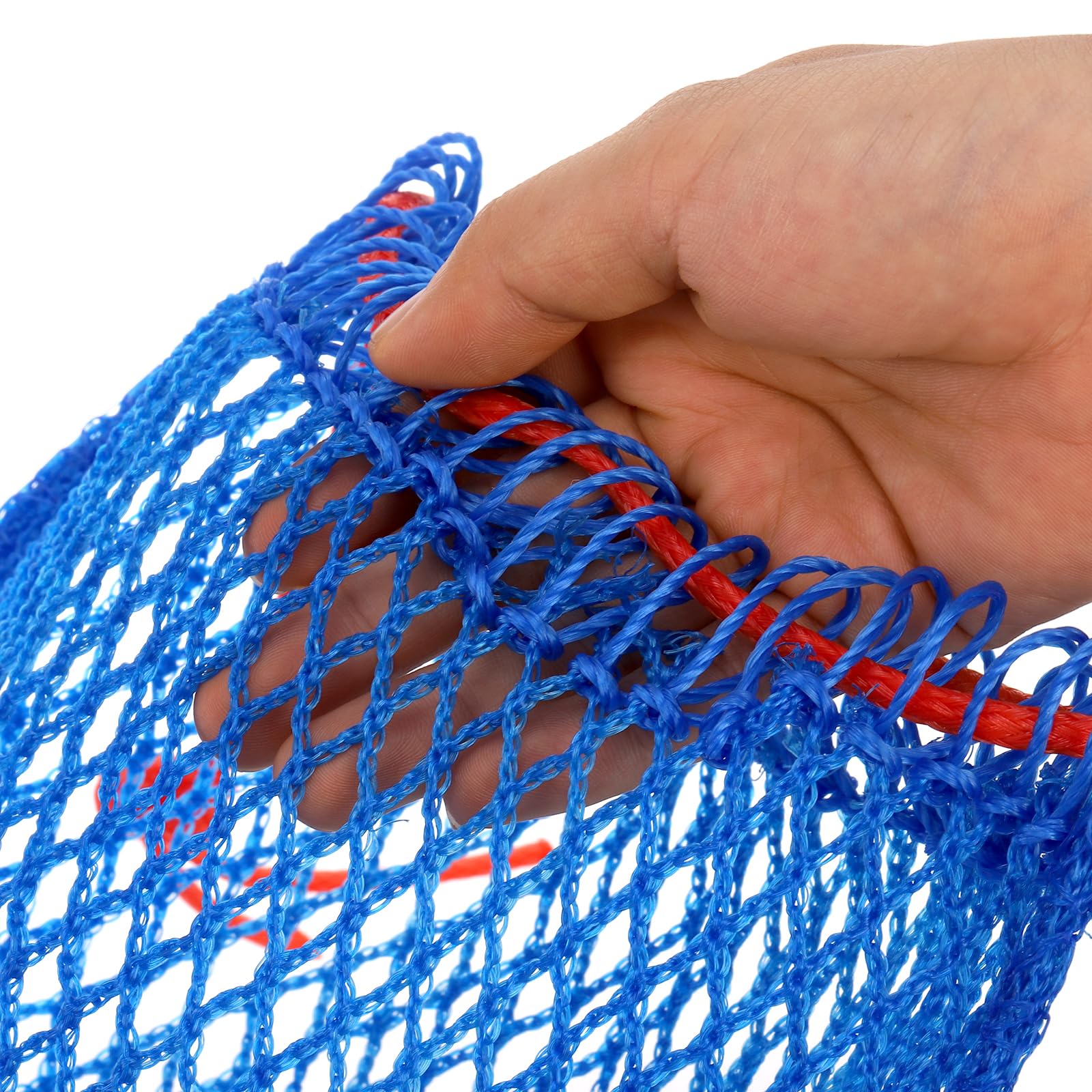 Blue crab trap bait bags with braided mesh design