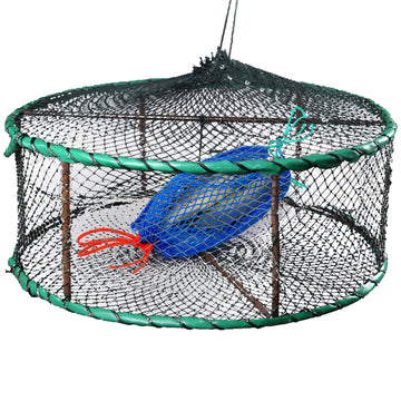 Versatile outdoor fishing mesh traps for shrimp, crab, minnow and more