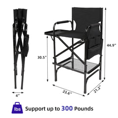 Zenicham chair features detachable pockets for quick access to brushes