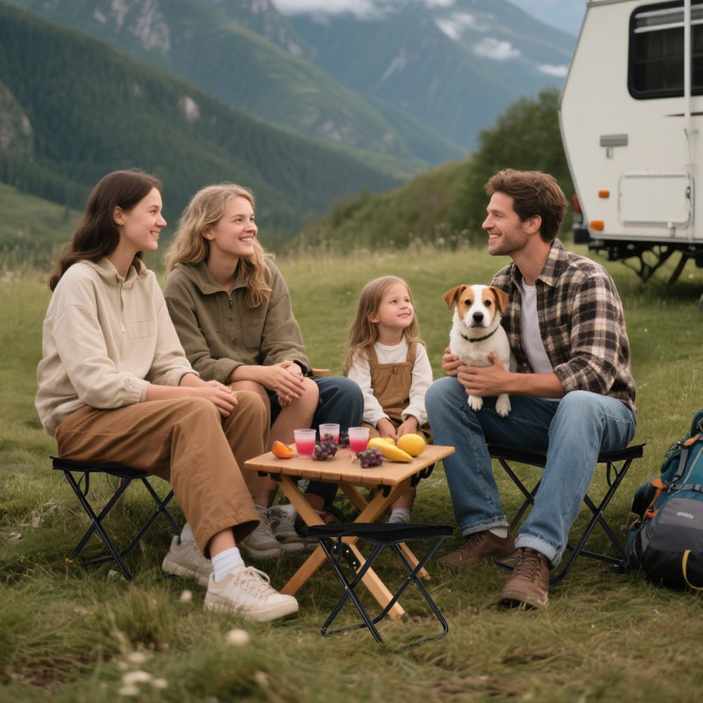Zenicham pocket-stool side-pocket-ready for quick seating on the go