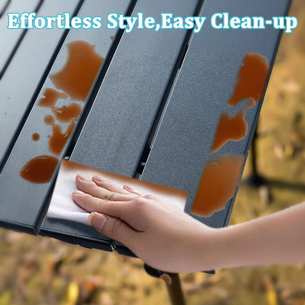 Zenicham scratch-resistant tabletop for easy cleaning after outdoor meals.