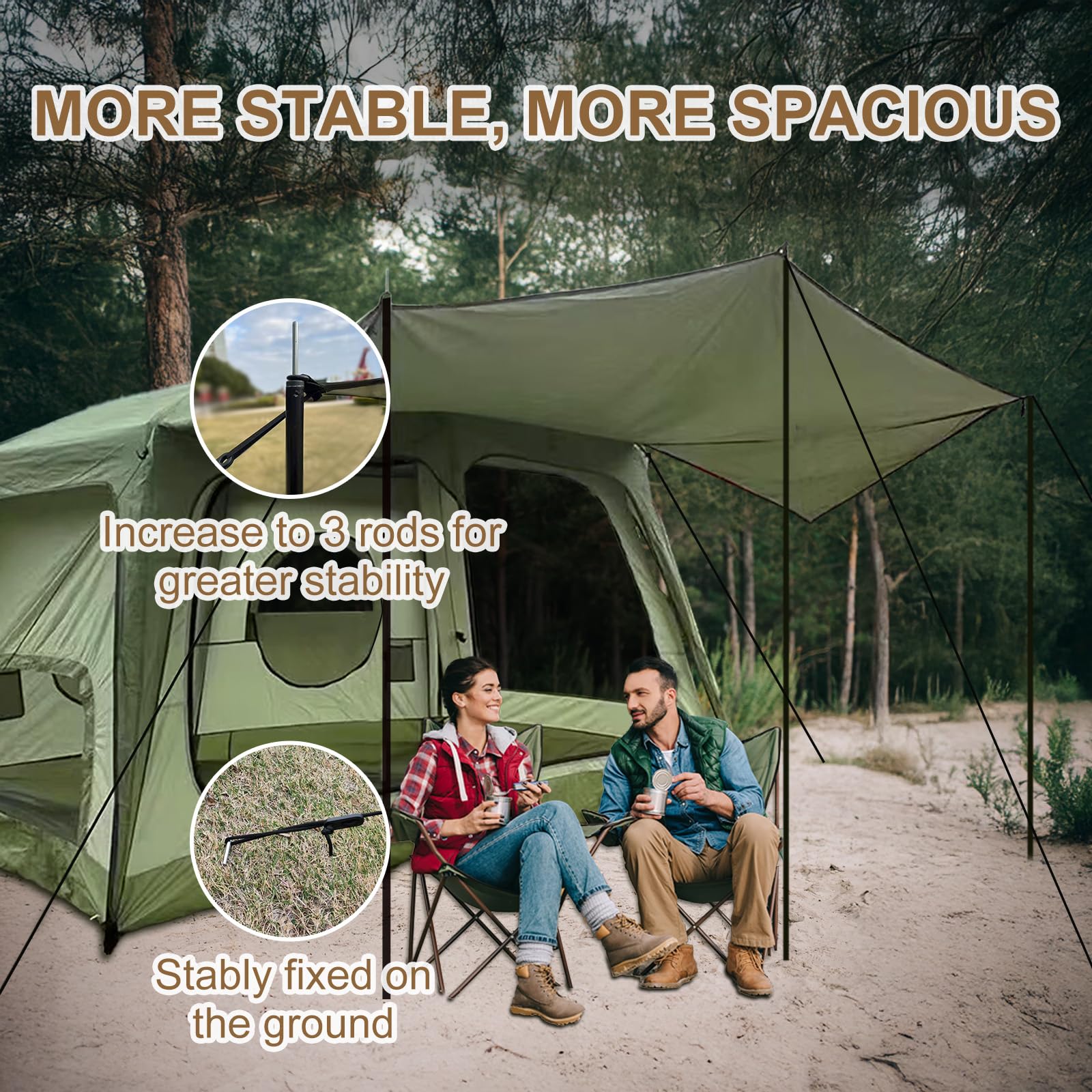 Zenicham tent quick setup guidance promising simple assembly