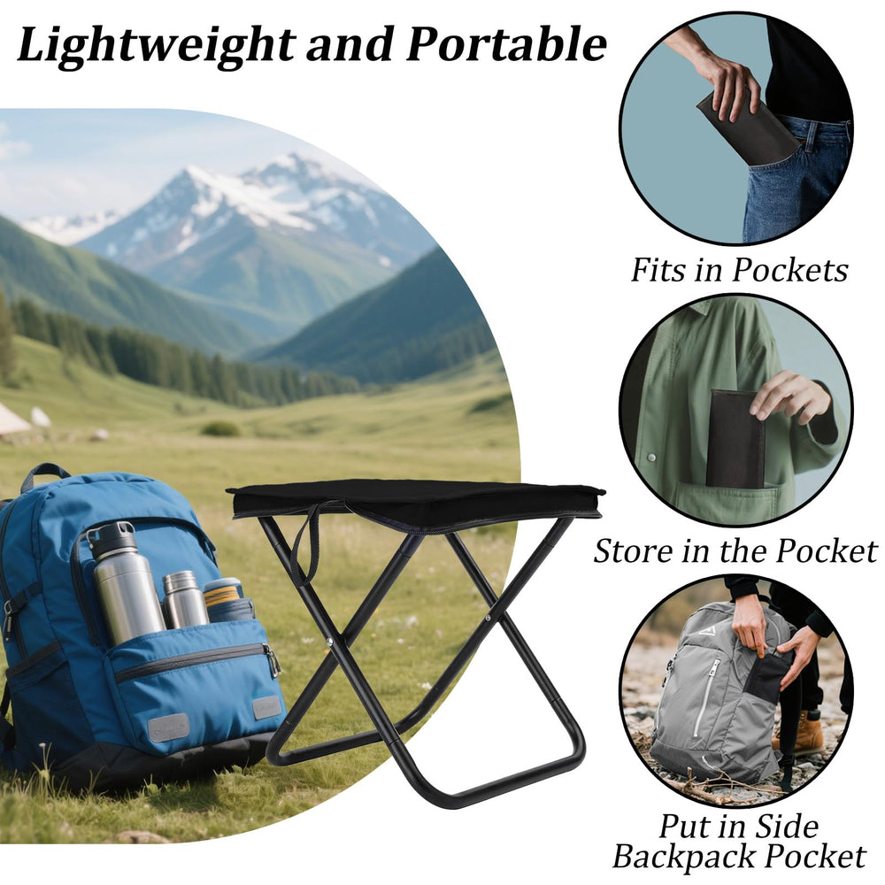 Zenicham two-pack camping stool ideal for shared outdoor sessions
