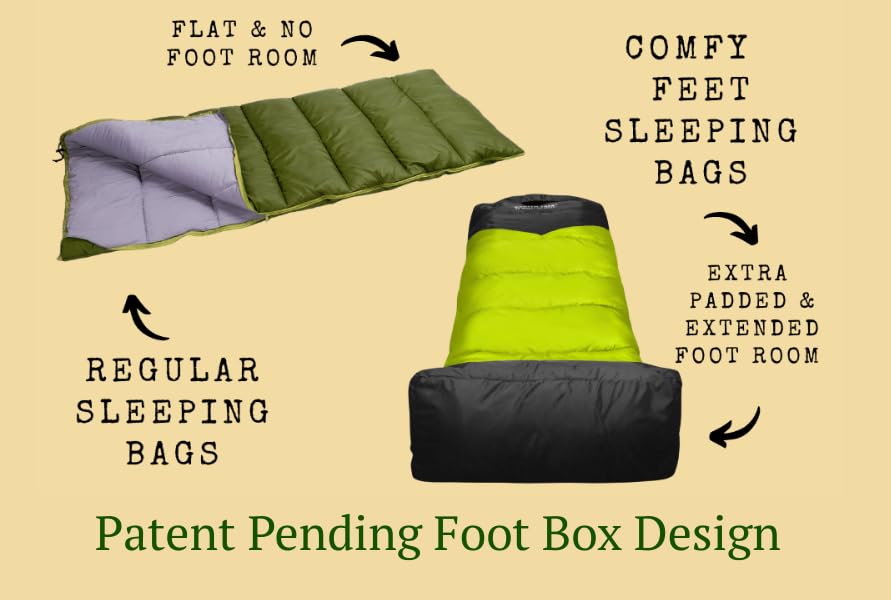 ZENITH TREK Comfy Feet Footbox design supports toes for relaxed feet after a day outdoors.