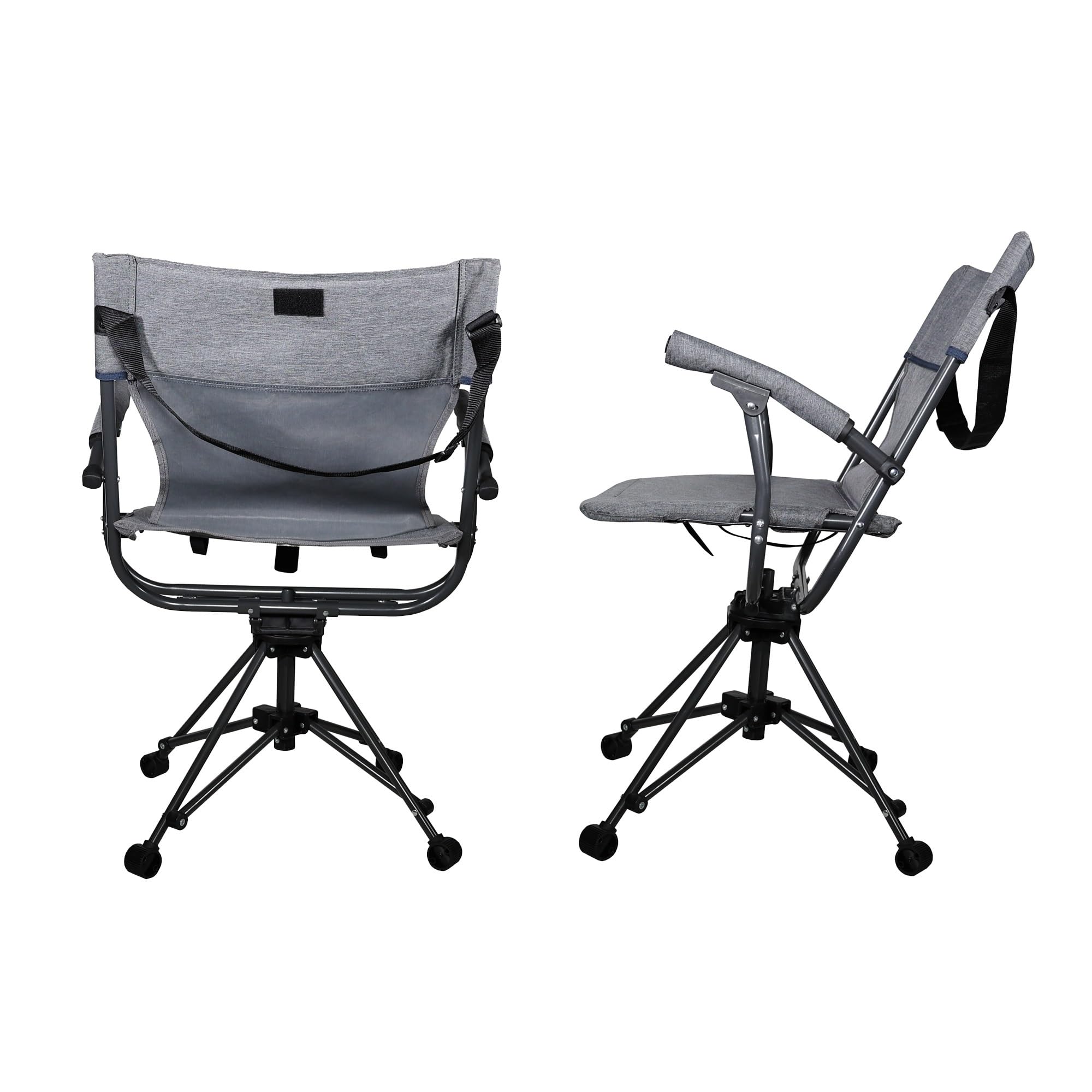 Zenithen blue grey lawn chair in use on a patio or lawn