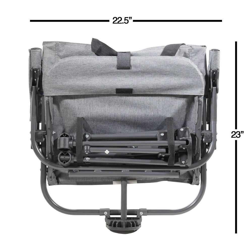 Zenithen portable camping chair blue grey ready for outdoor adventures