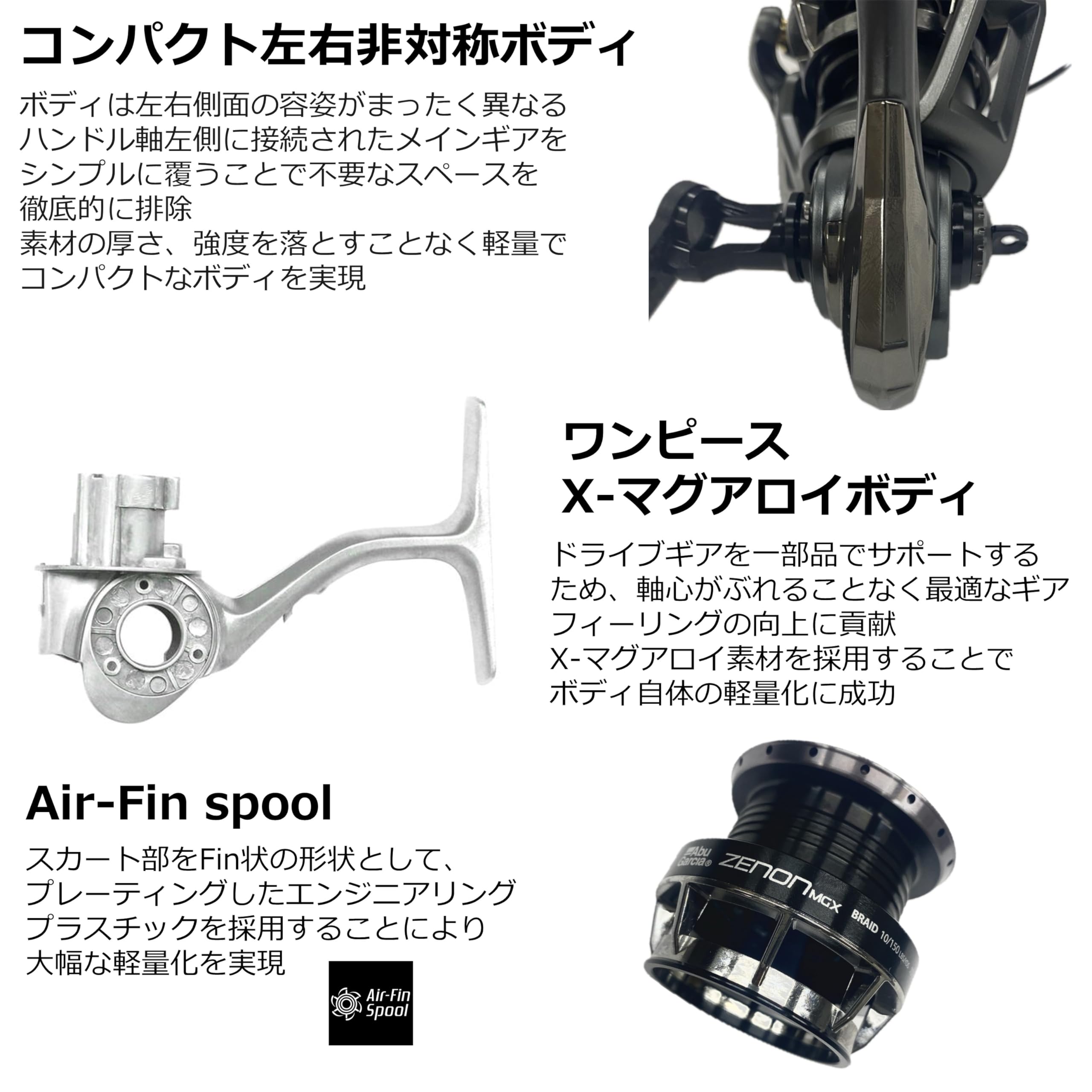Zenon MG-X Spinning Reel Box 2500-11-6.2:1 image 4