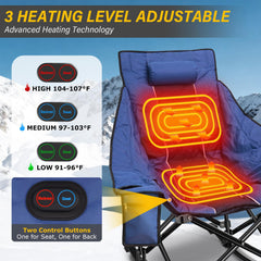 ZENPETIO heated rocking chair cup-holder detail for on-the-go drinks