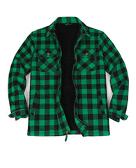 ZENTHACE sherpa-lined jacket close-up showing plush warmth for cold days.