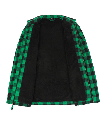 ZENTHACE sherpa-lined sleeves closeup highlighting warmth