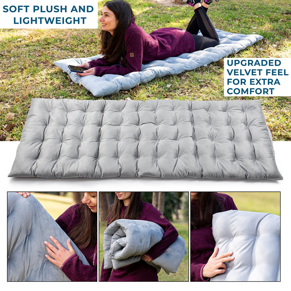 Zento Camping Cot Mattress foldable portable design ideal for on-the-go camping
