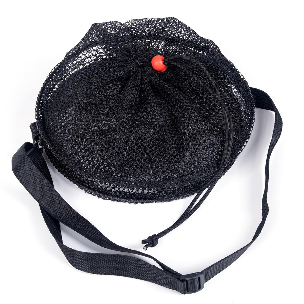 Drawstring opening to prevent bait from escaping