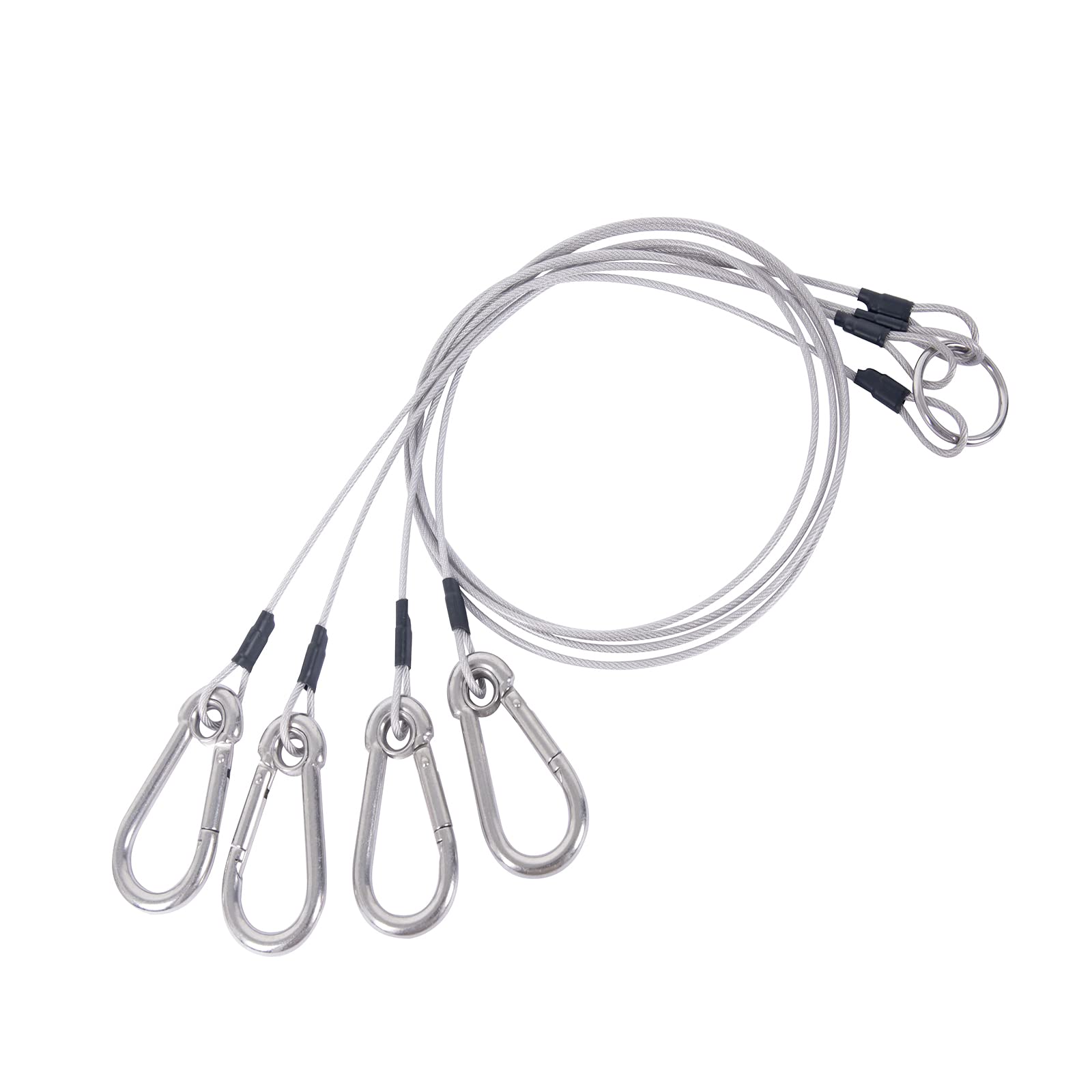 ZenWidea 4-arm crab pot harness with 304 stainless steel clip snaps