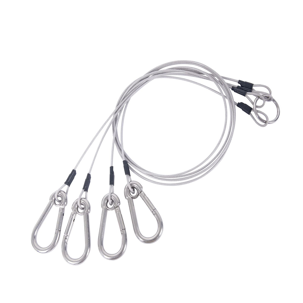 ZenWidea 4-arm crab pot harness with 304 stainless steel clip snaps