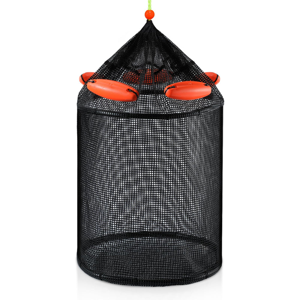 ZenWidea extra-large foldable floating fishing basket, portable and easy to store after use.