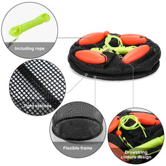 ZenWidea orange floats provide high visibility and easy bait access in choppy water
