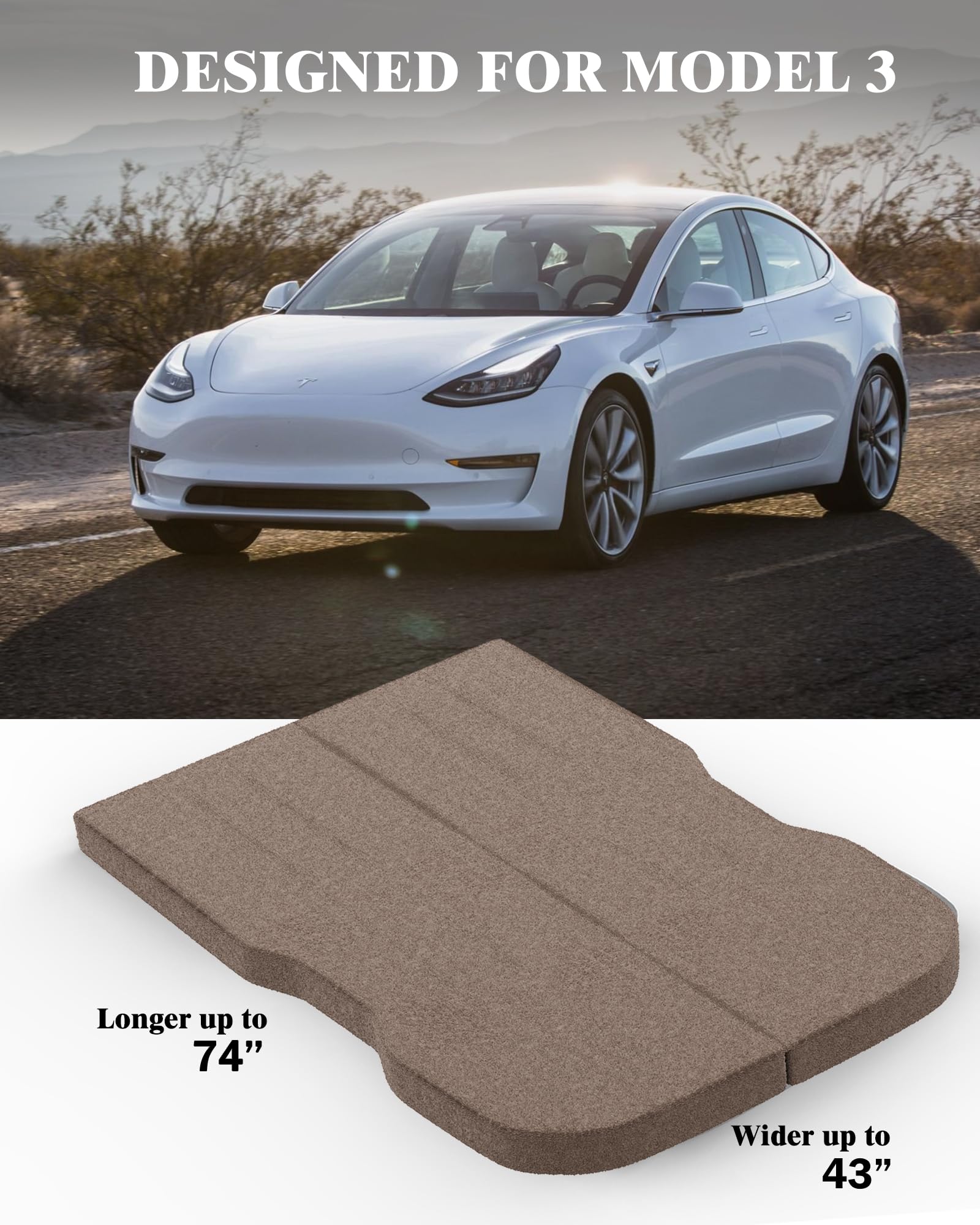 Zenzy car sleeping mattress in use demonstrates restful sleep on the go.