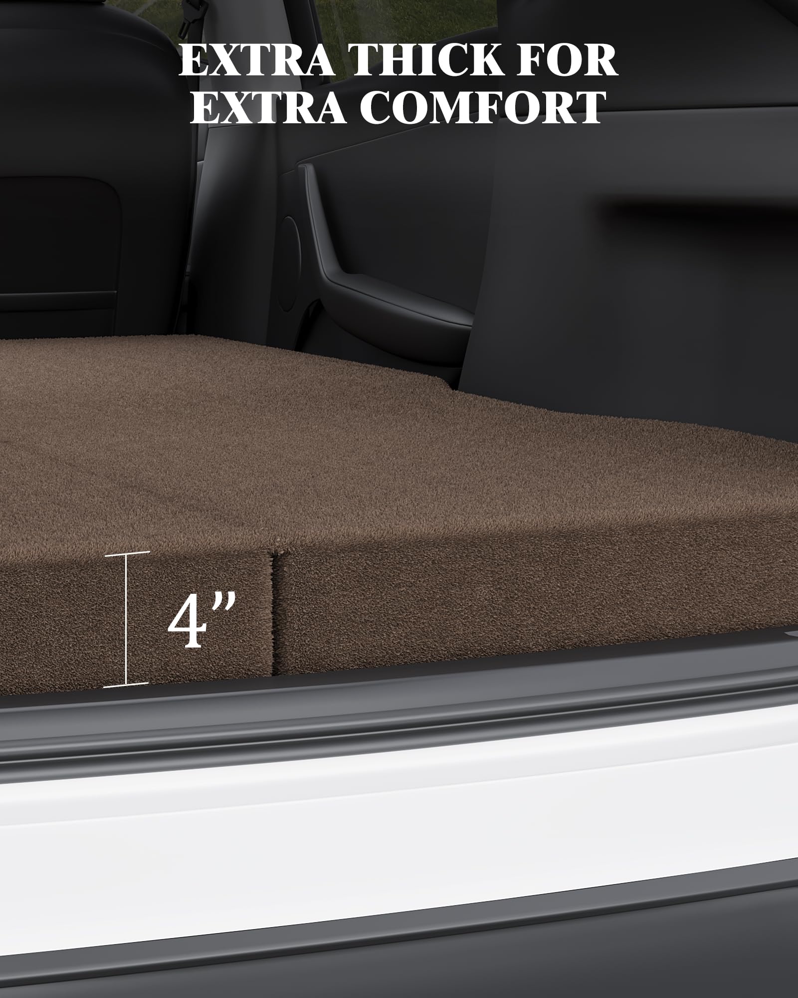 Zenzy washable coral velvet cover provides breathability and easy cleaning after travel.